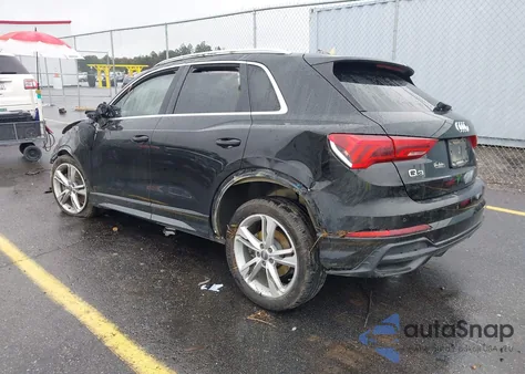 2020 Audi Q3 Premium 45 Tfsi S Line Quattro Tiptronic from USA, damaged, VIN WA1DECF38L1023587